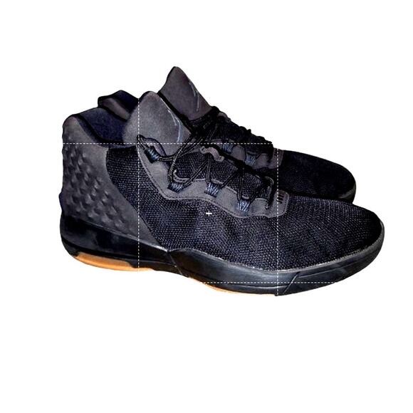 Air Jordan Academy Black Gum Men’s 10 Basketball Shoes - Picture 9 of 11